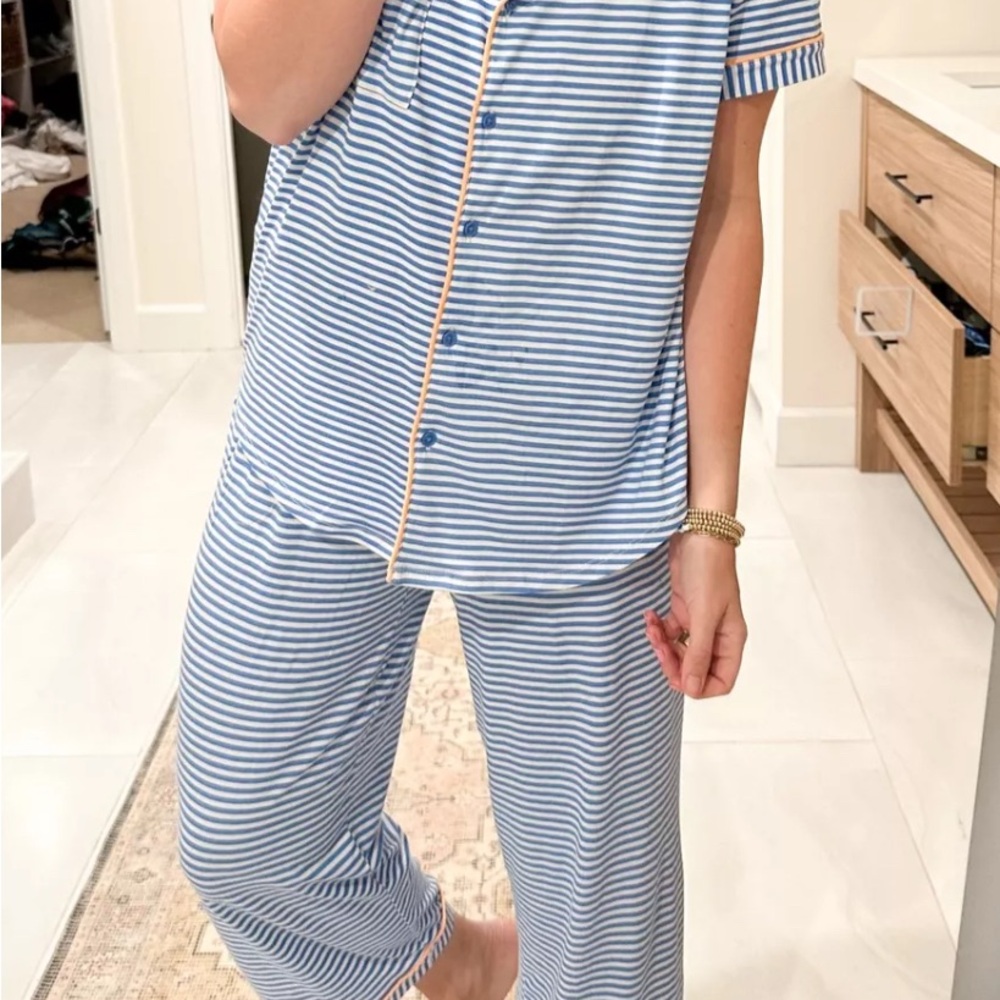 Blue Striped women’s pajamas